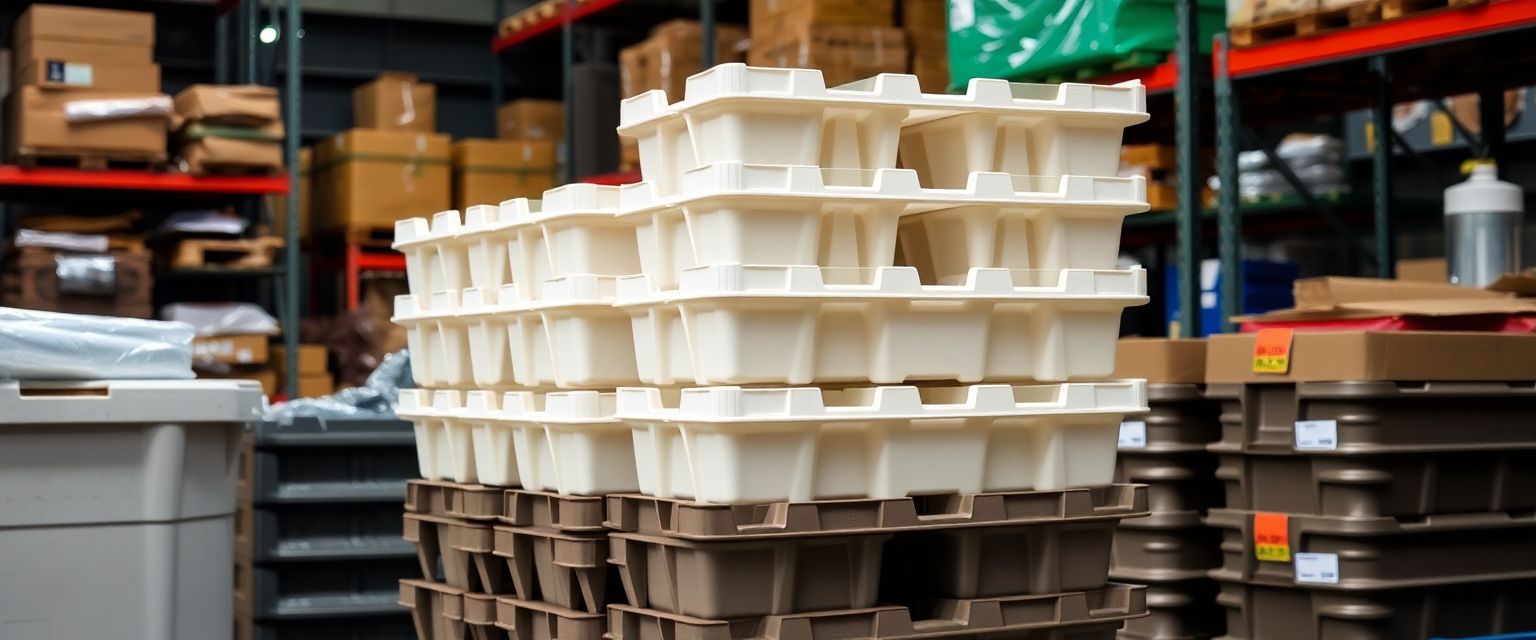 Cajas De Plastico Corrugado Con Divisiones